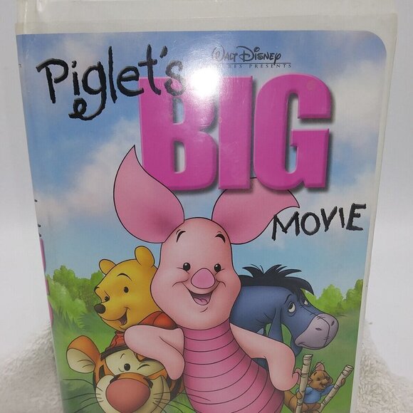 Piglet's Big Movie - Disney - VHS 2003 - Clamshell - Animated - Winnie the Pooh - Picture 2 of 13